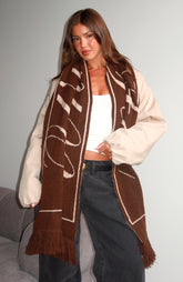 Aariya Scarf Chocolate