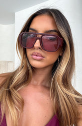 Tirza Sunglasses Burgundy