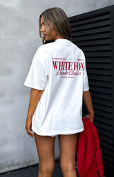 Decade Classics Essential Oversized Tee White