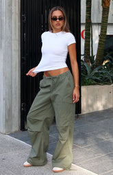 Commodity Parachute Pants Khaki