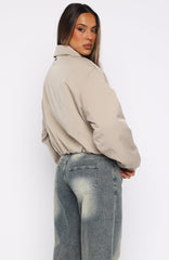 Back To Friends Jacket Sand