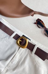 Opal Belt Chocolate/Gold