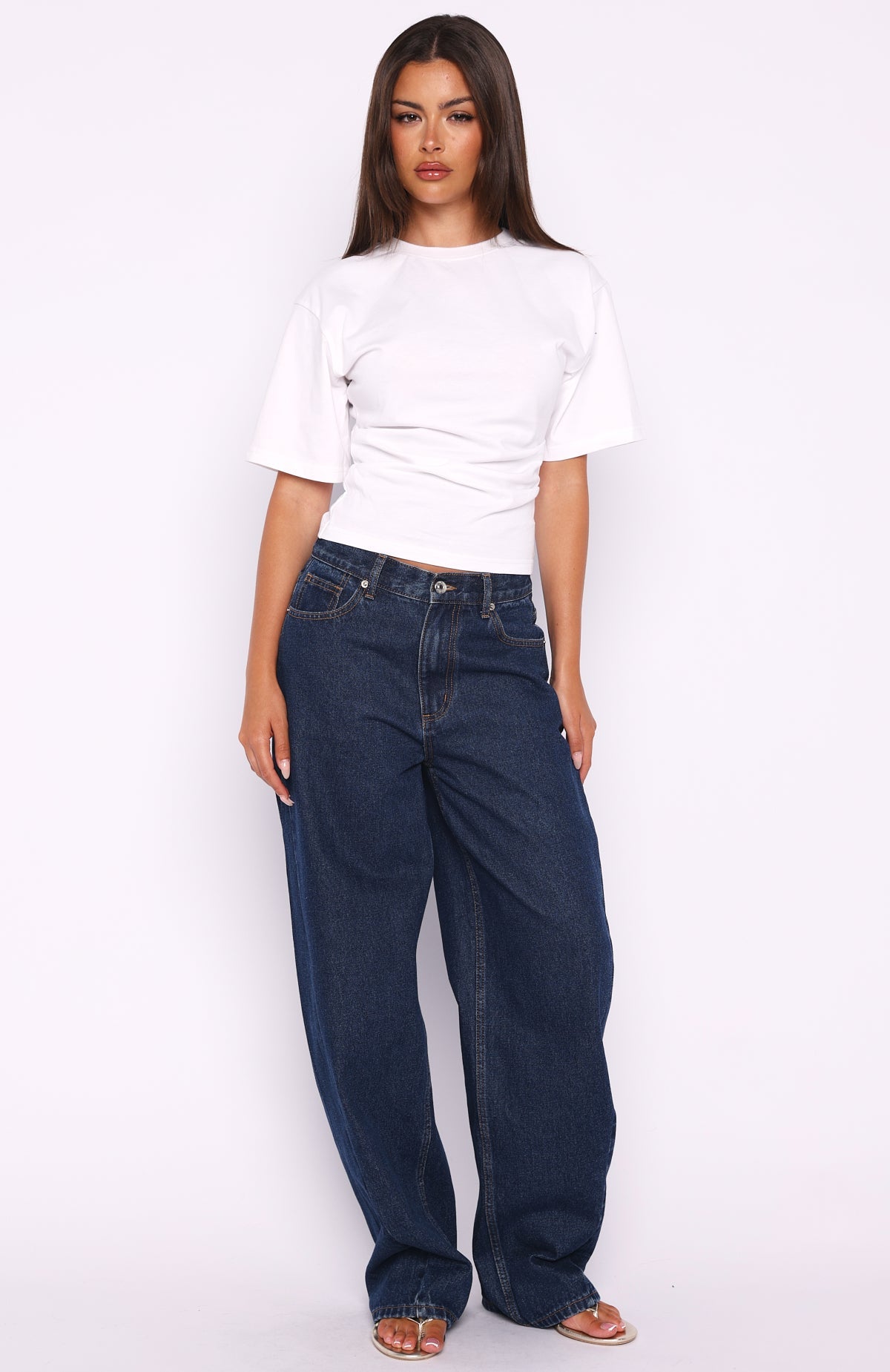 Destination Unknown Boxy Tee White