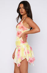 Floating Through It Mini Dress Sunlit Hibiscus